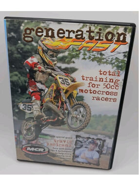 Generation Fast DVD 50cc Motocross Racer Training MCR Featuring Travis Pastrana